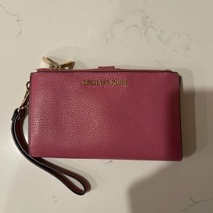Michael Kors Pink Wallet Clutch Wristlet